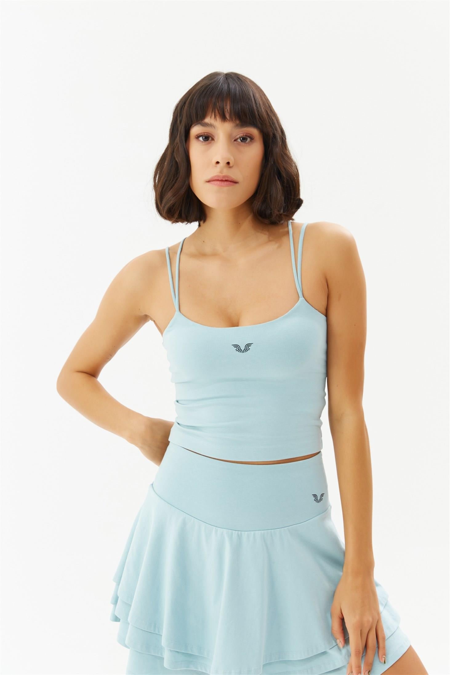 Women's Strappy Cami Crop-Top