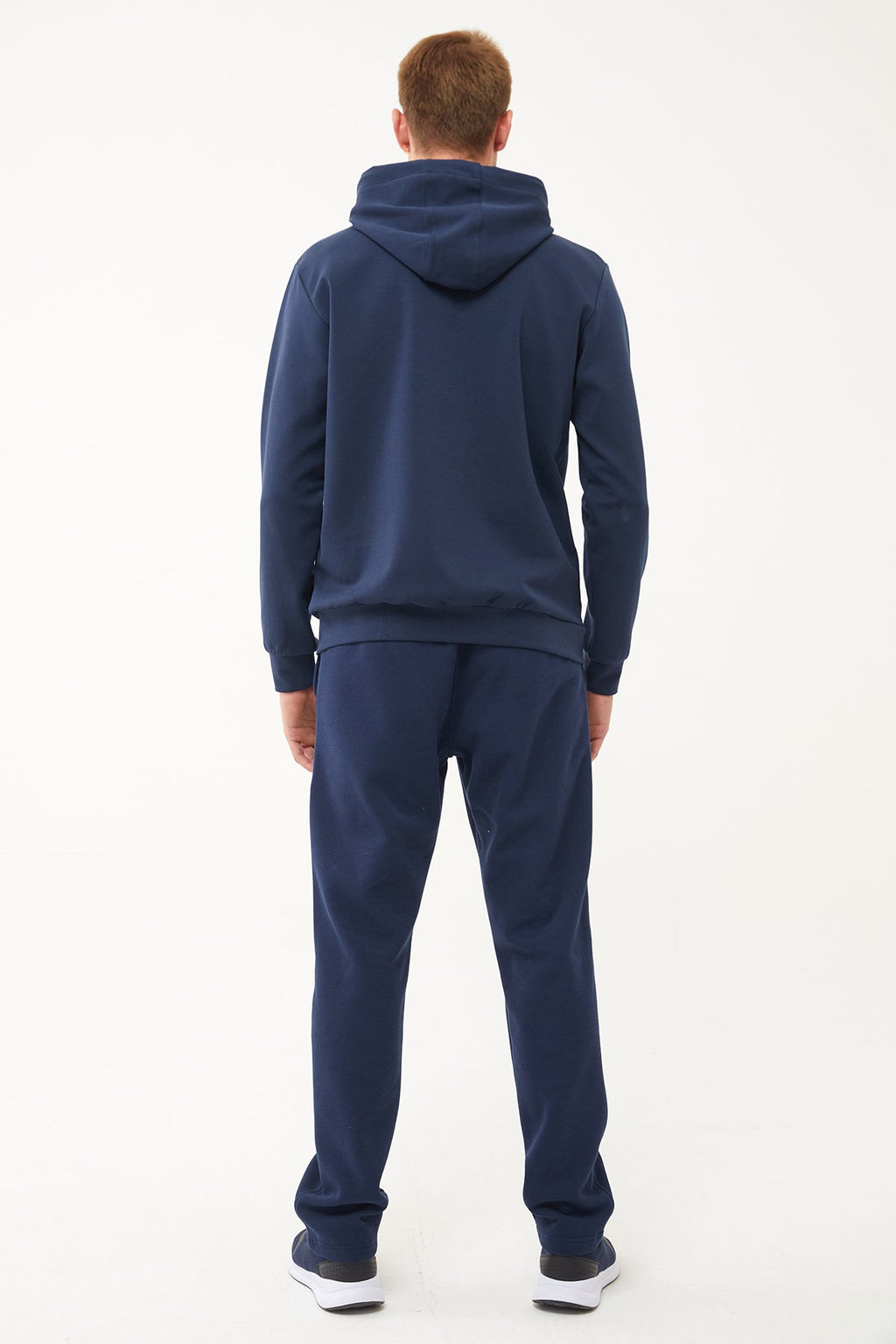 Men's Front Flock Printed Hoodie