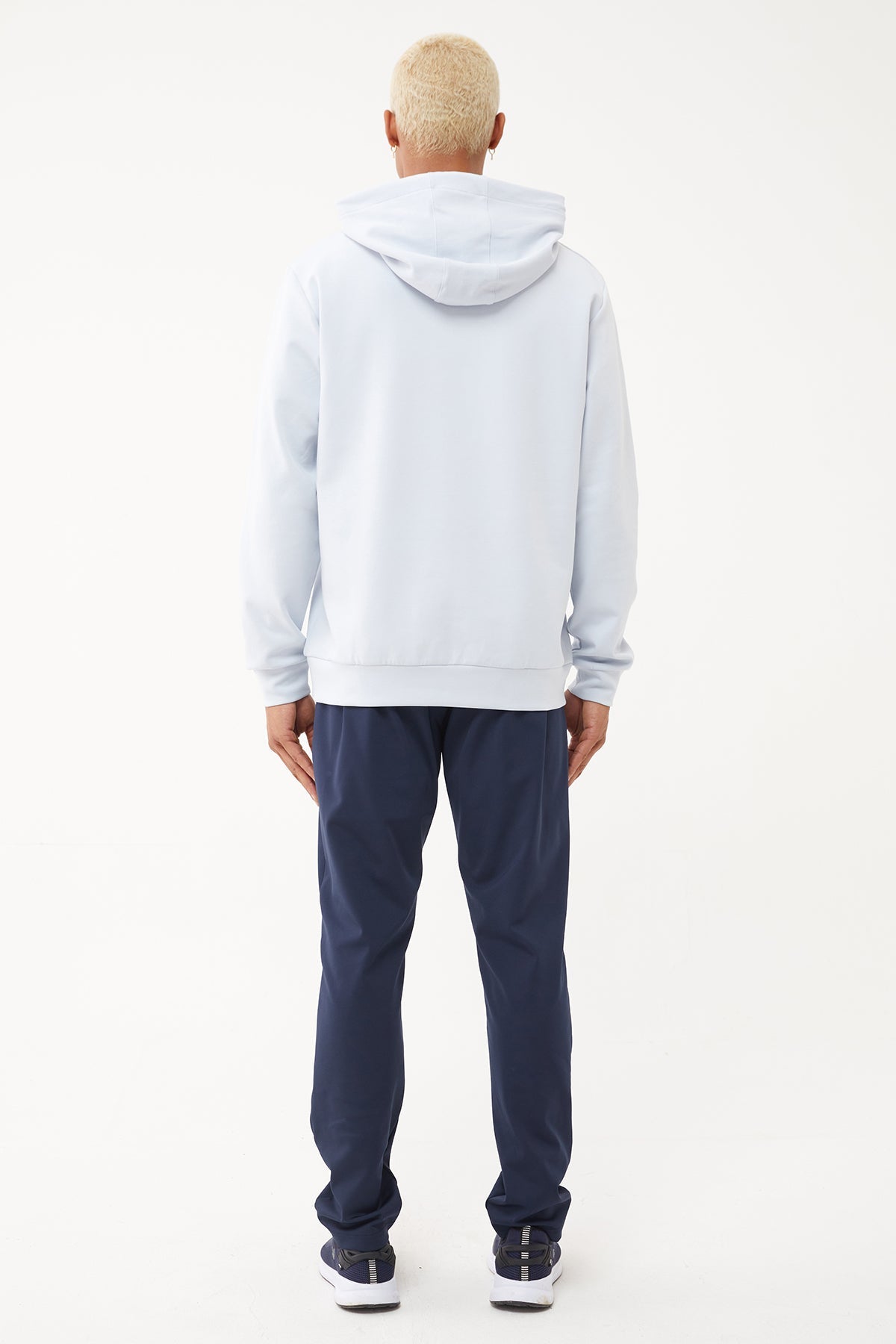 Men's Front Flock Printed Hoodie