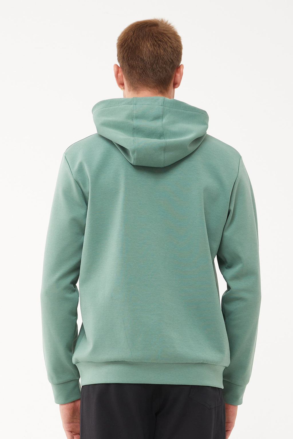 Men's Front Flock Printed Hoodie