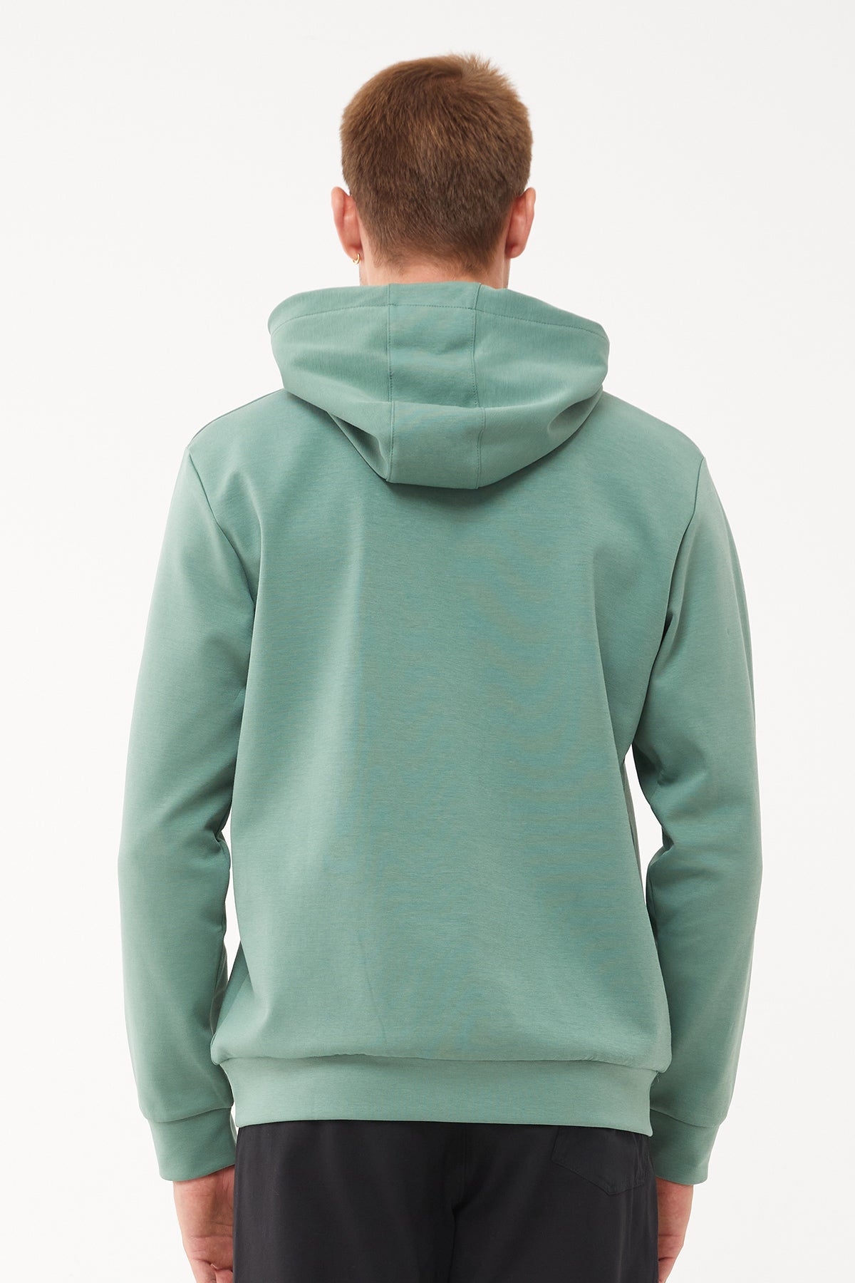 Men's Front Flock Printed Hoodie