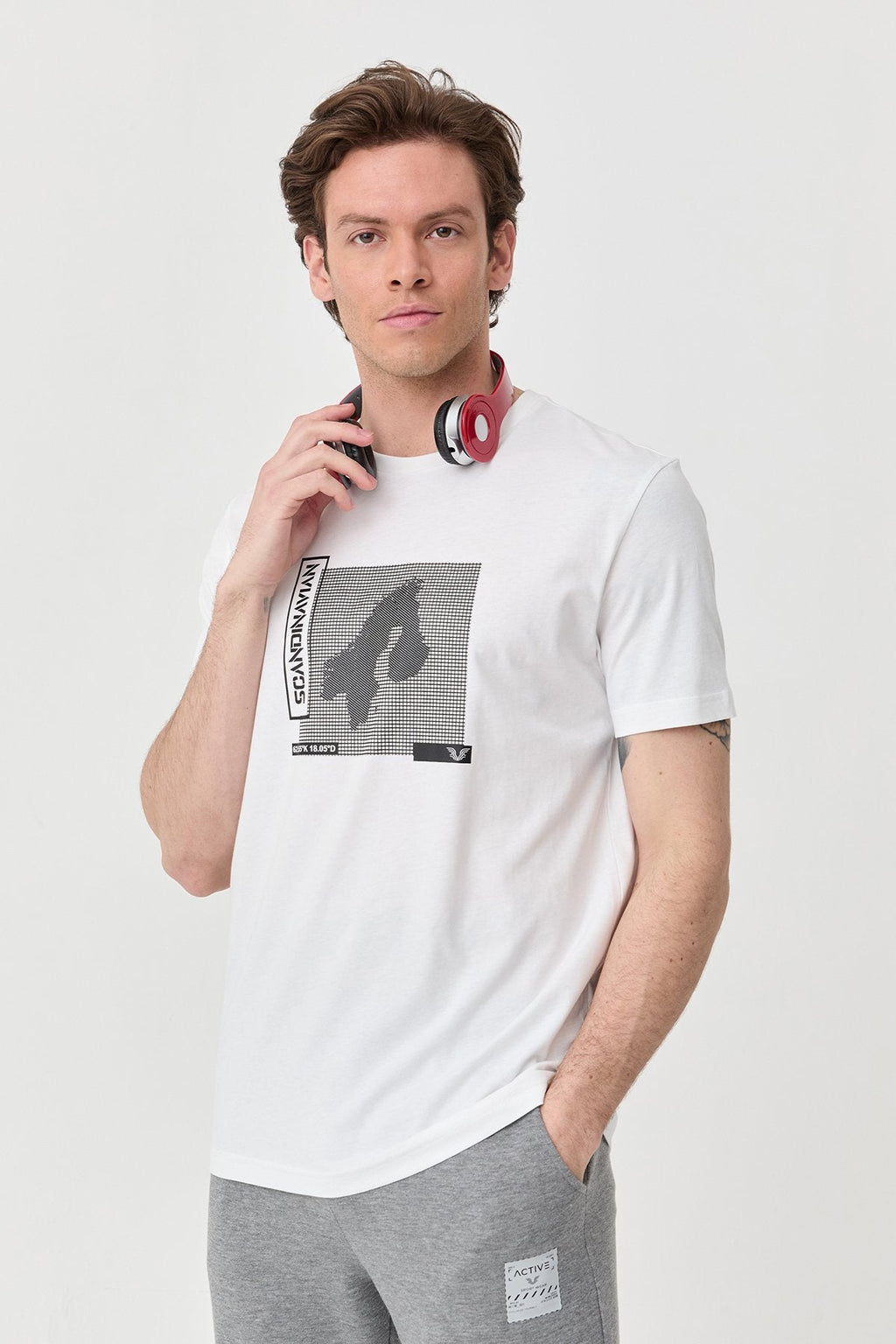 Men's Printed Cotton T-Shirt