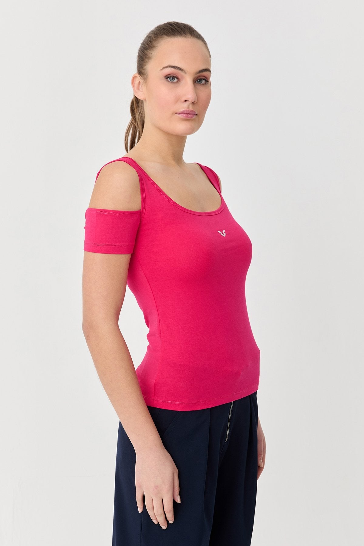 Women's Cotton Lycra Athlete T-Shirt