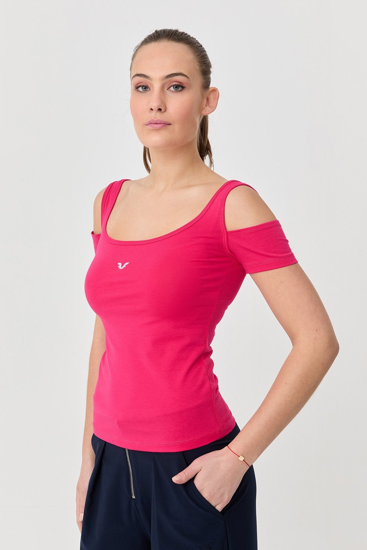 Women's Cotton Lycra Athlete T-Shirt