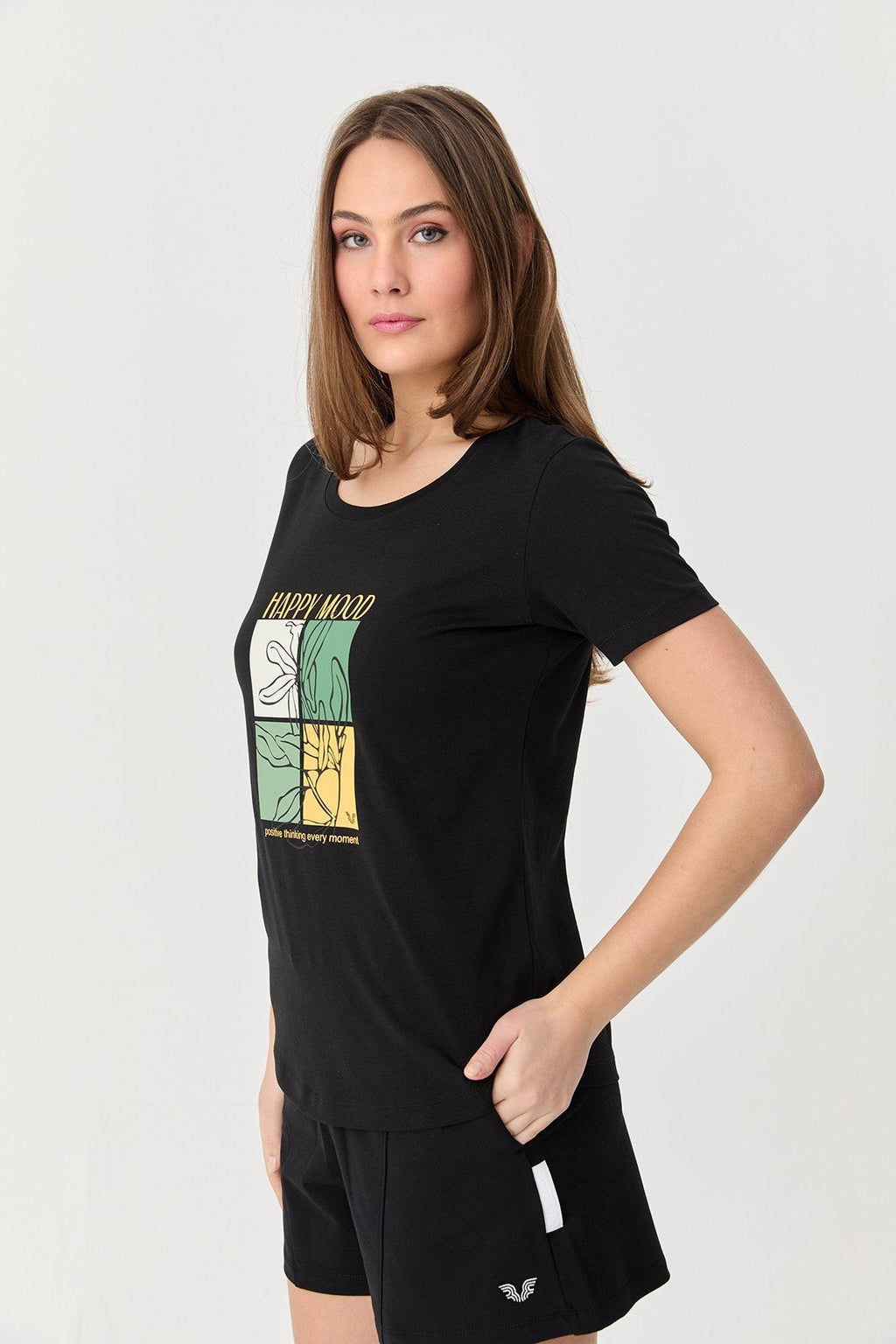 Women's Cotton Printed T-Shirt
