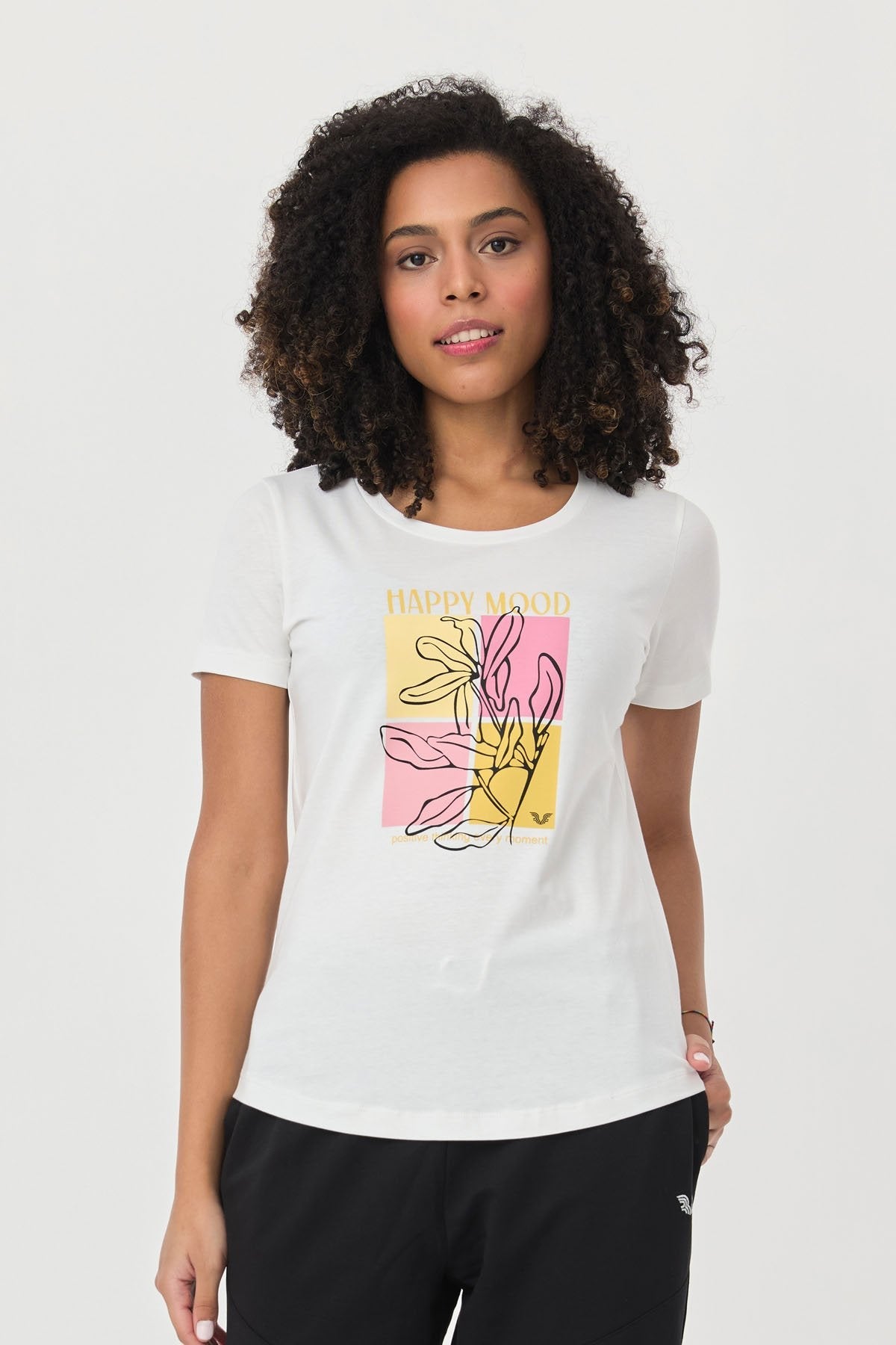 Women's Cotton Printed T-Shirt