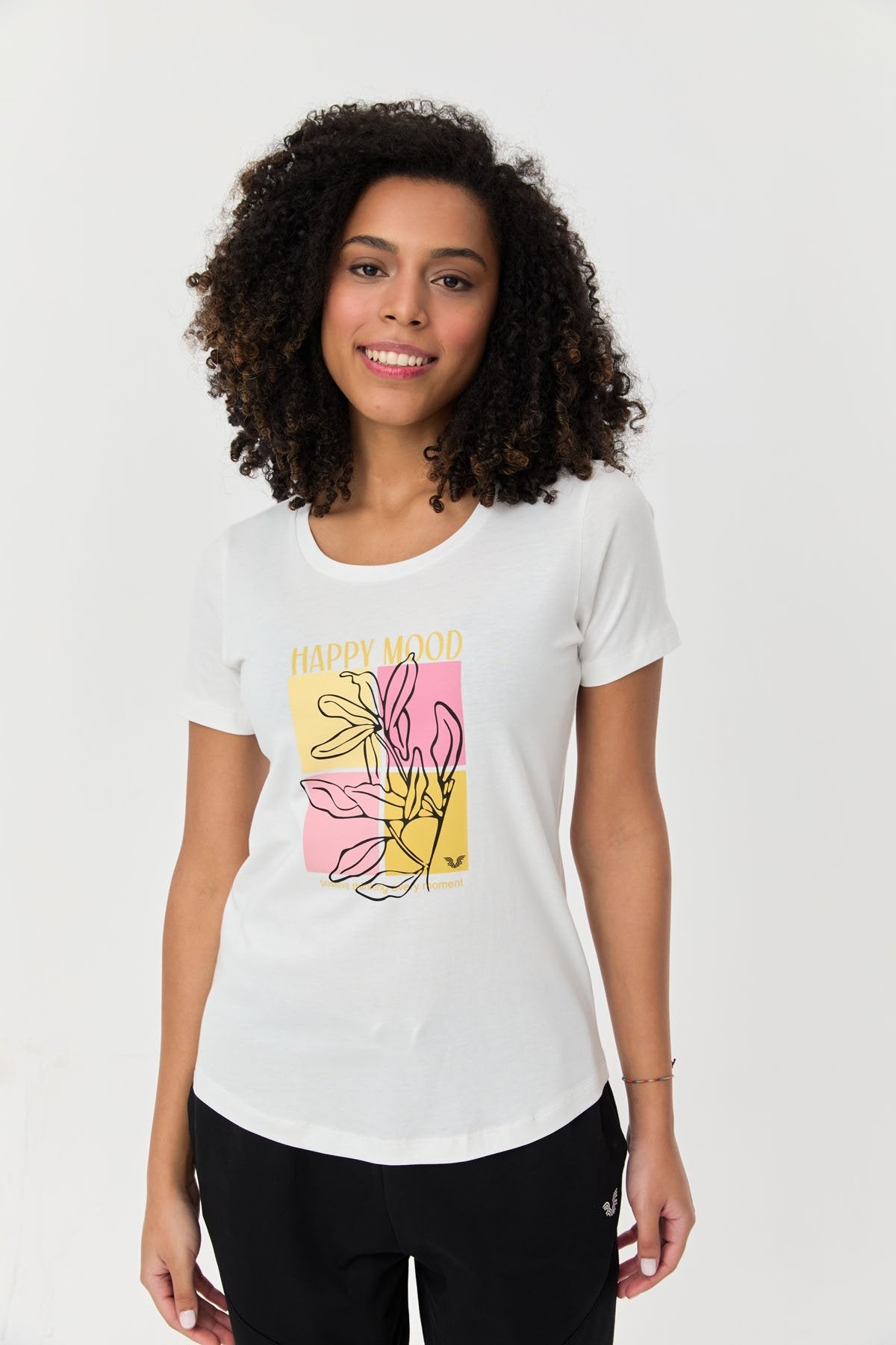Women's Cotton Printed T-Shirt