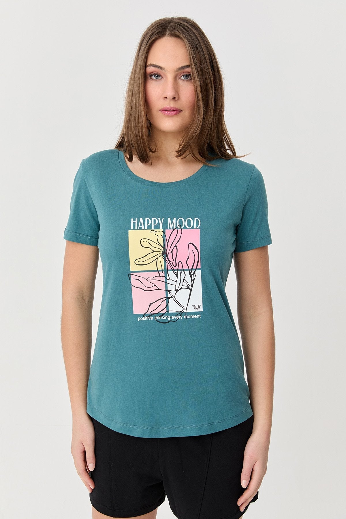 Women's Cotton Printed T-Shirt