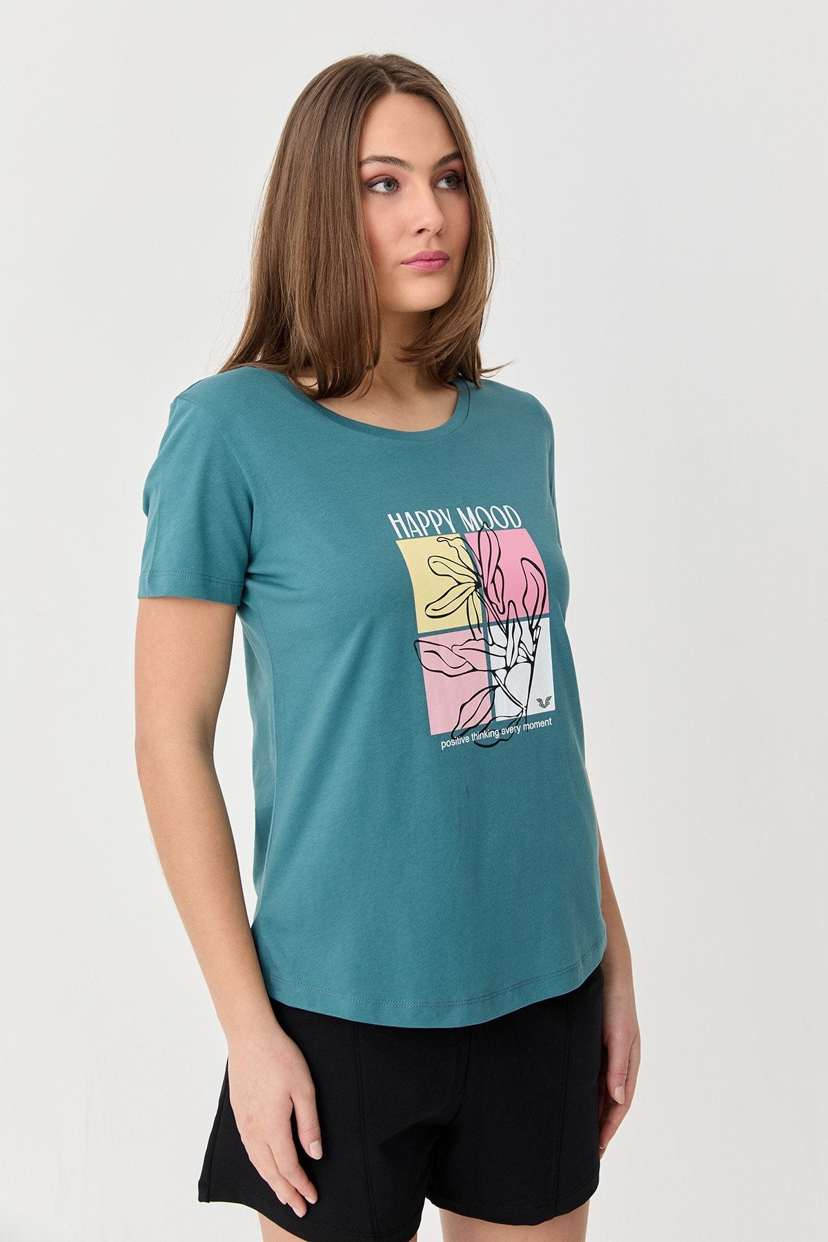Women's Cotton Printed T-Shirt