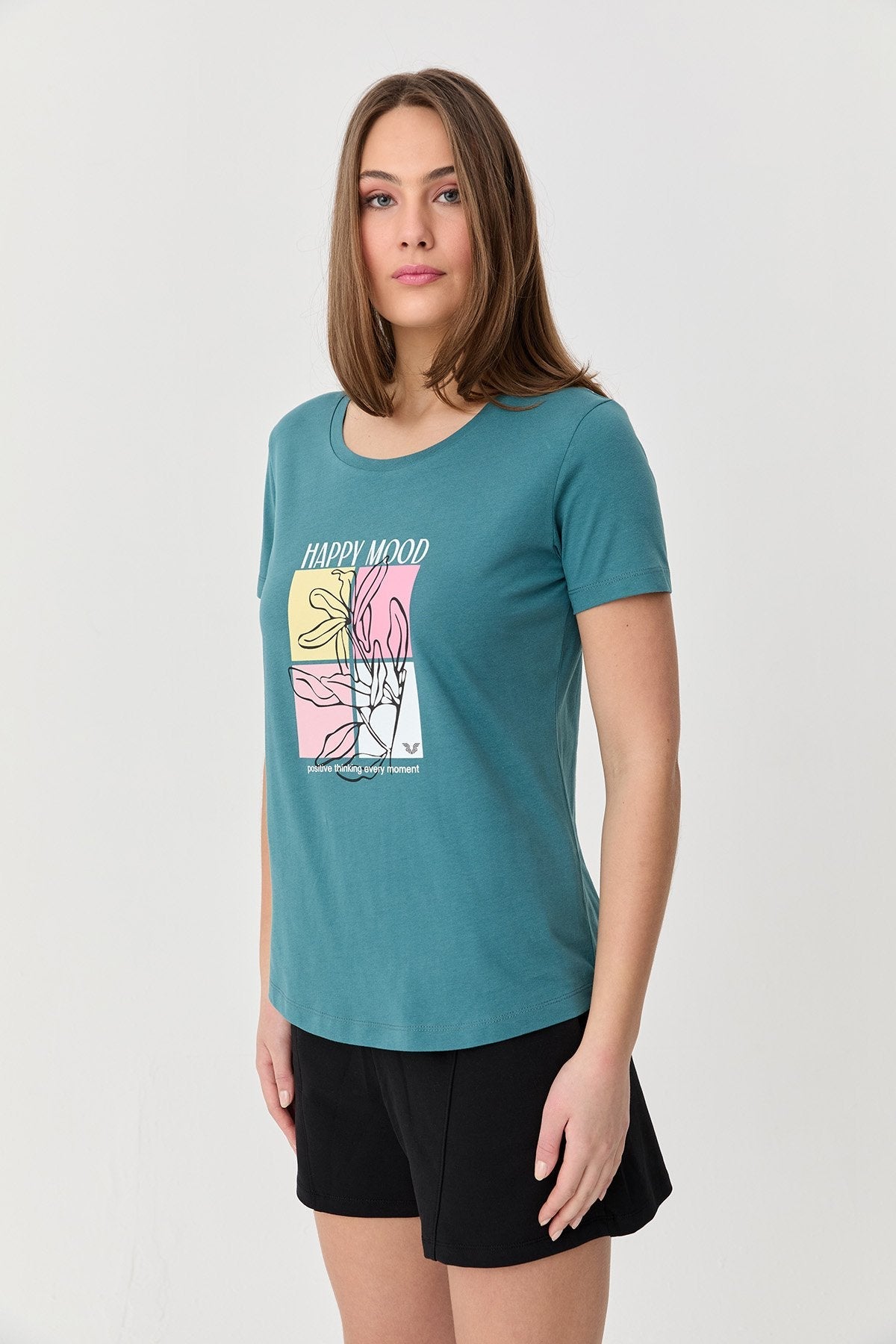 Women's Cotton Printed T-Shirt
