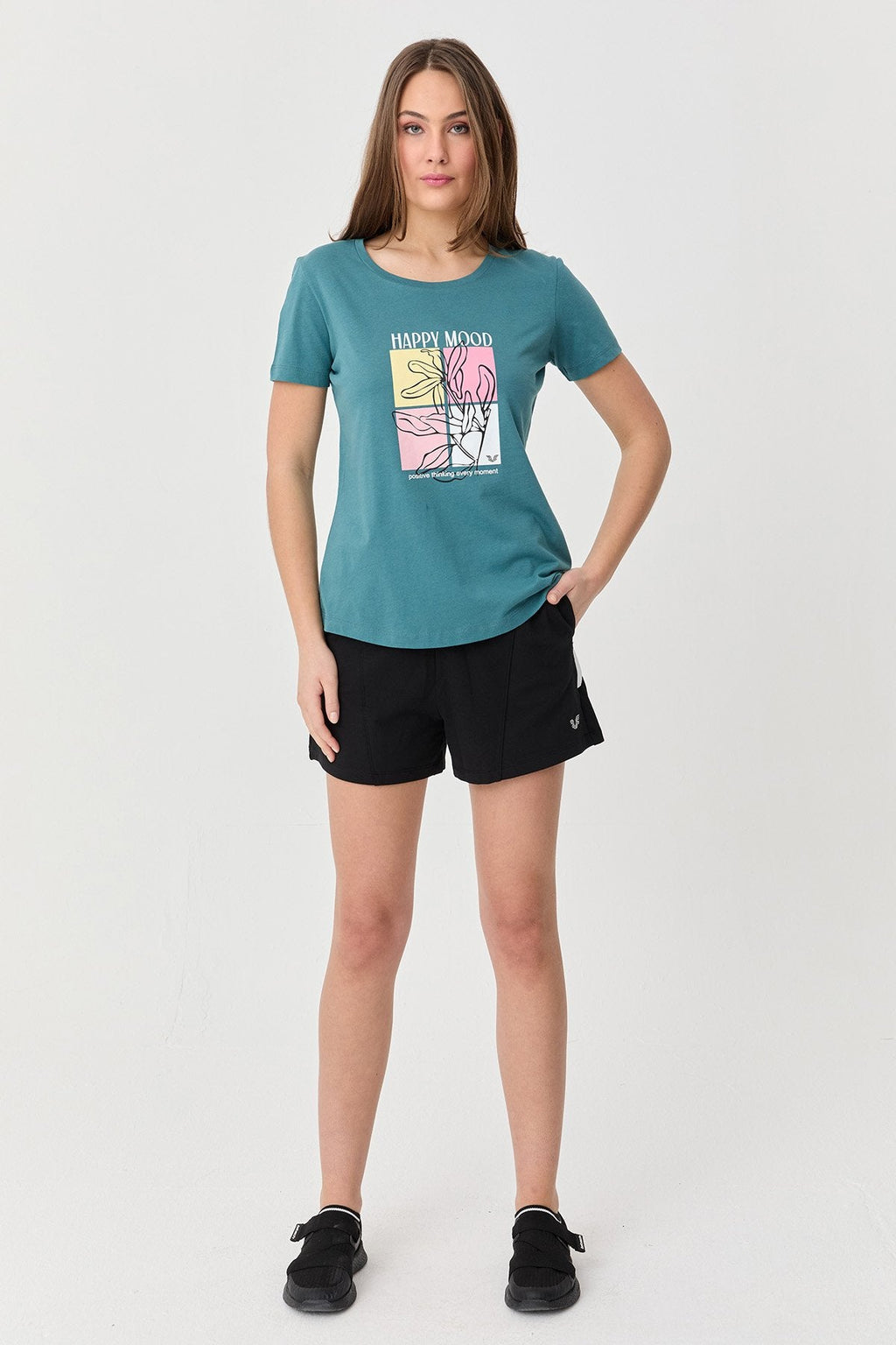 Women's Cotton Printed T-Shirt