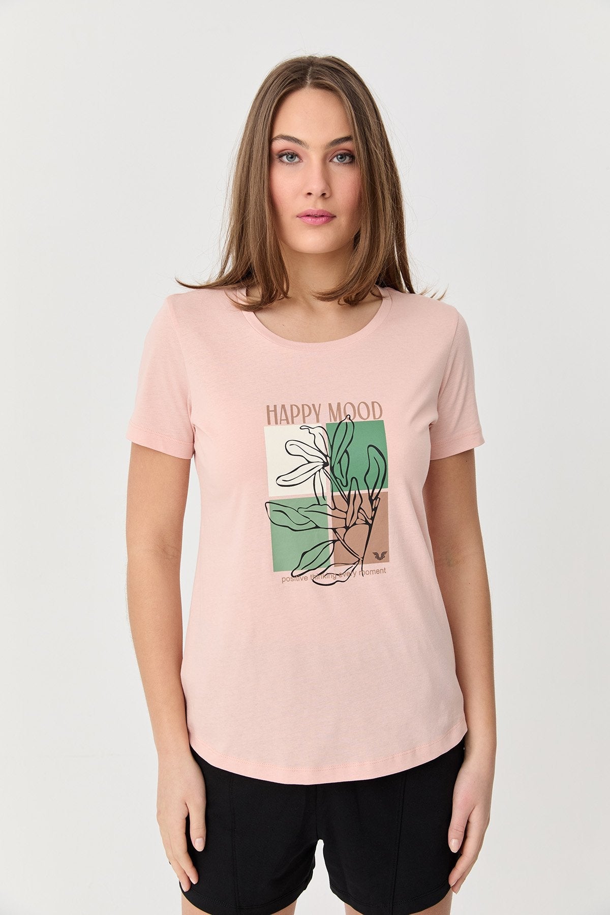 Women's Cotton Printed T-Shirt