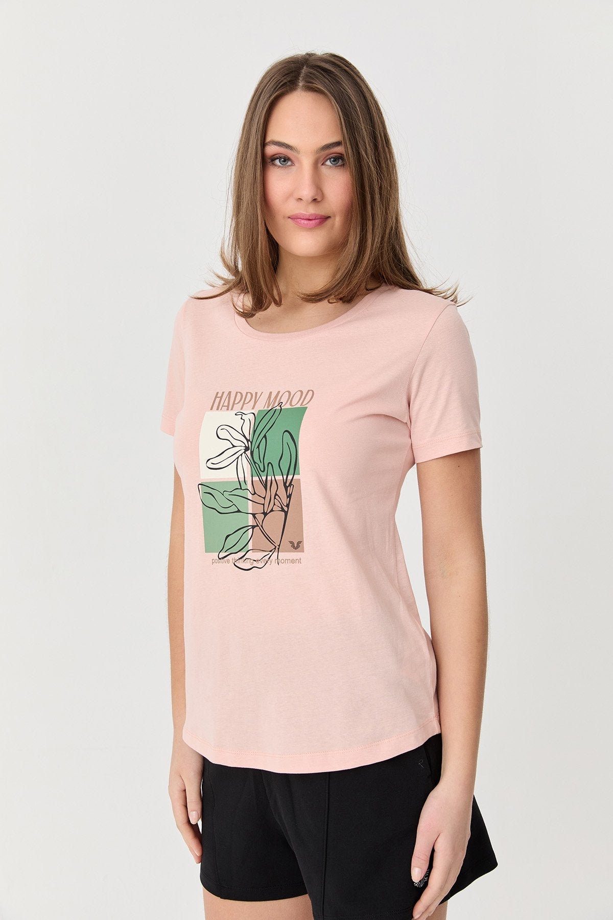 Women's Cotton Printed T-Shirt