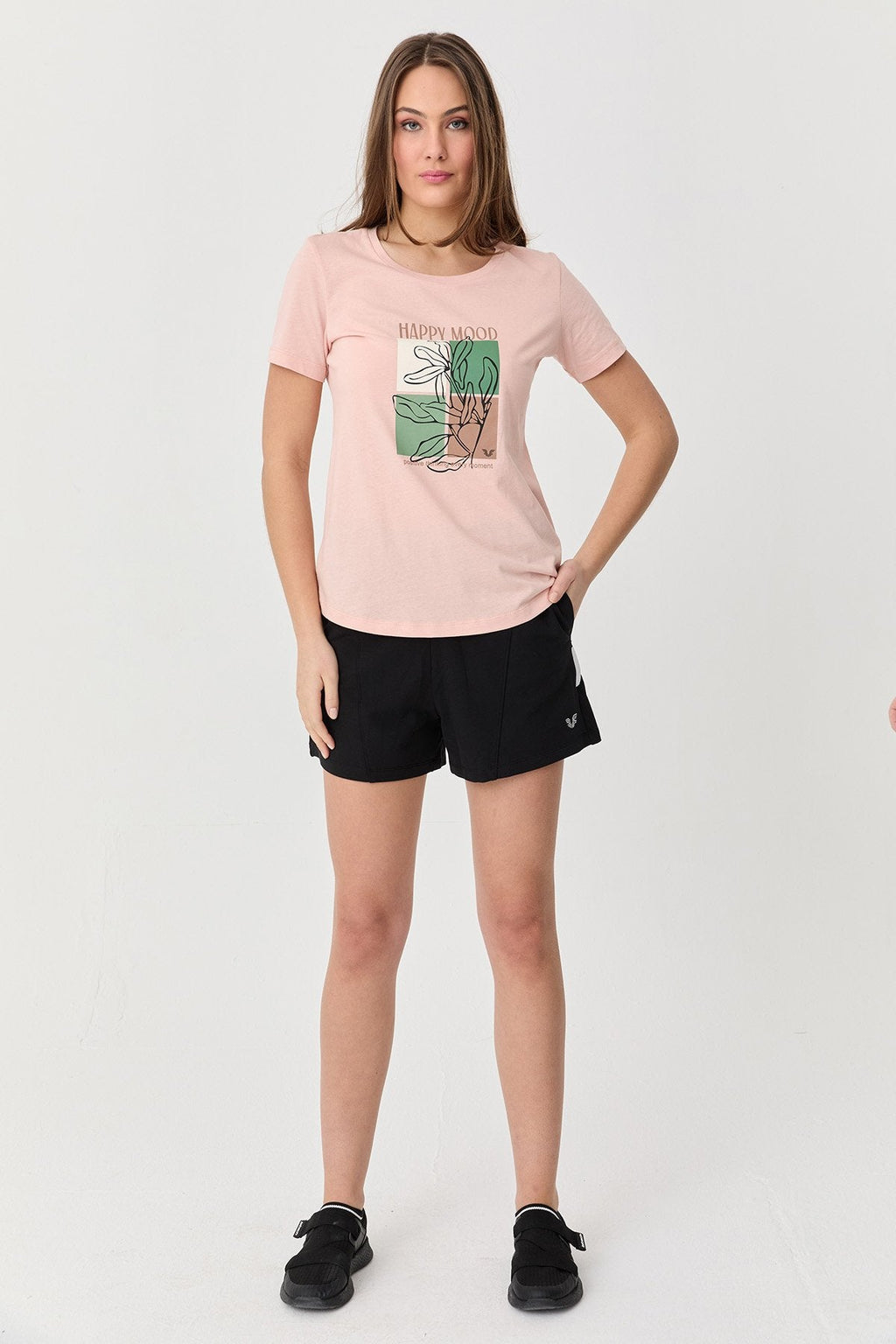 Women's Cotton Printed T-Shirt