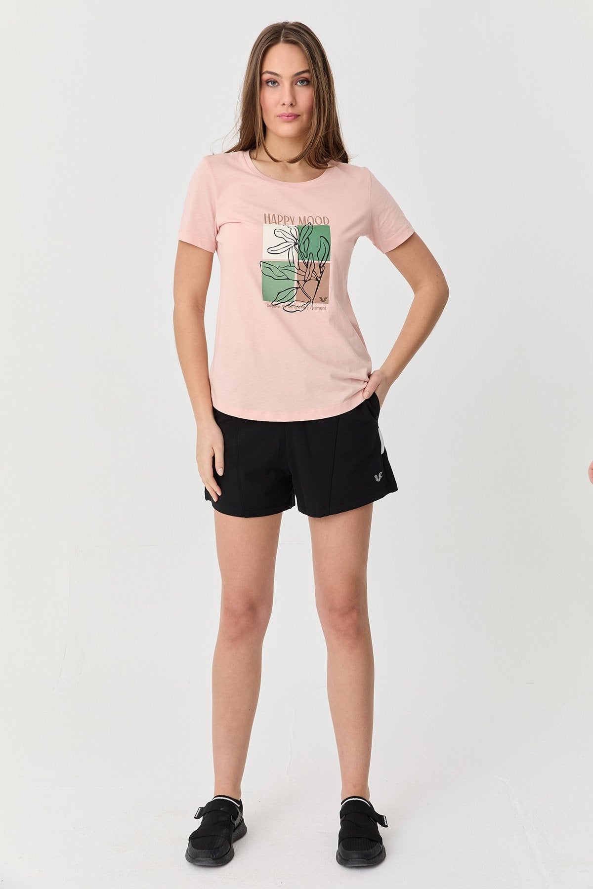 Women's Cotton Printed T-Shirt