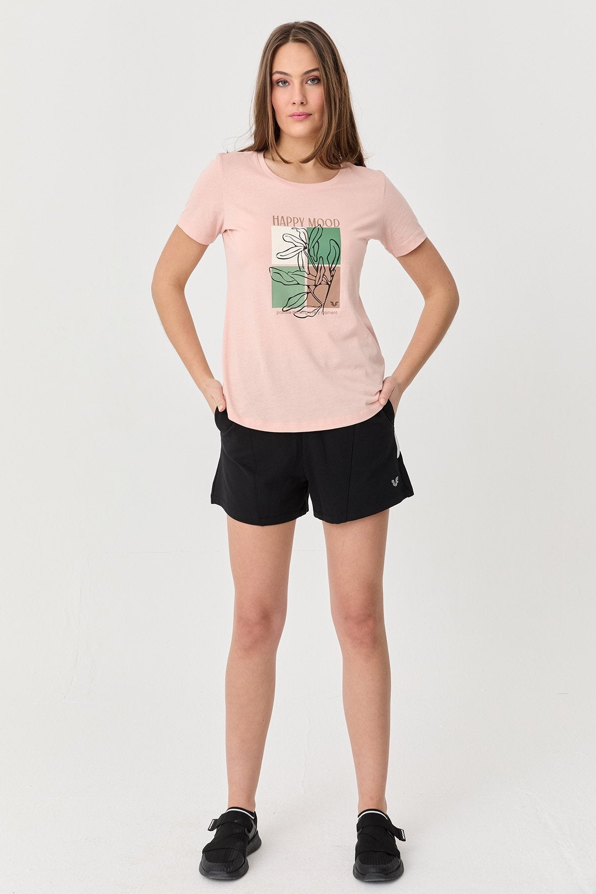 Women's Cotton Printed T-Shirt