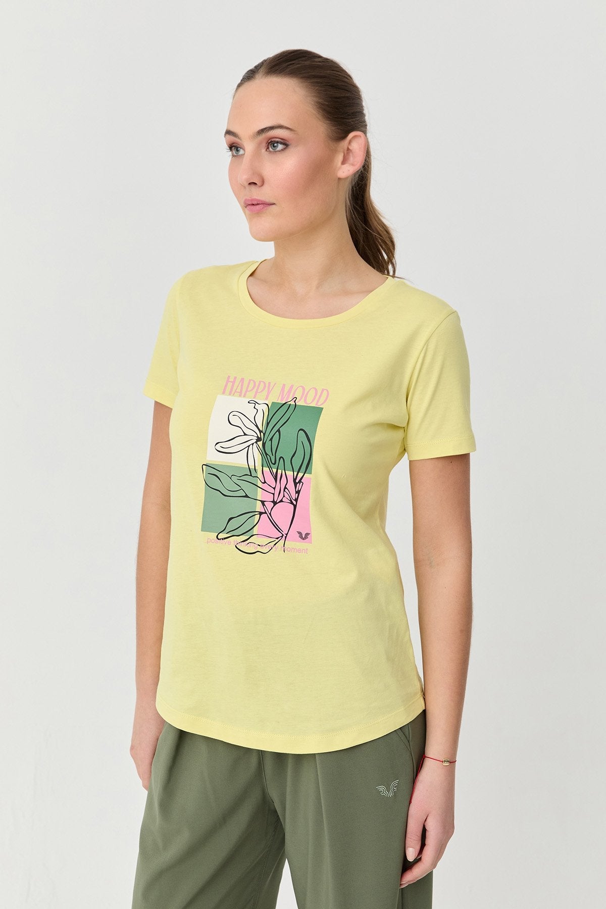 Women's Cotton Printed T-Shirt