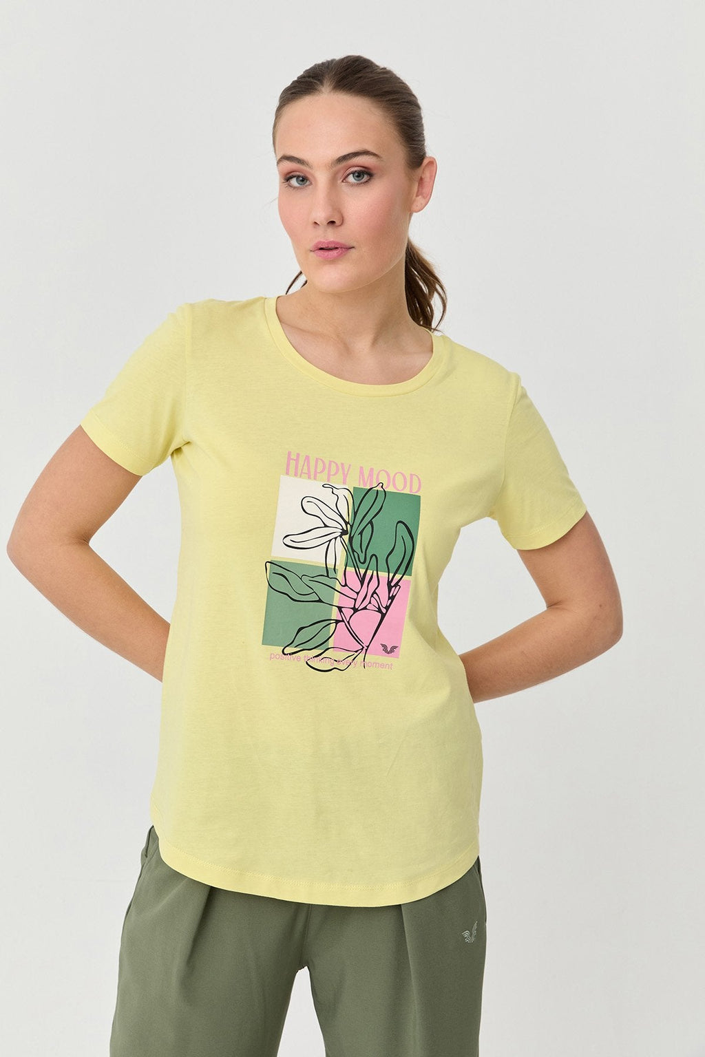 Women's Cotton Printed T-Shirt
