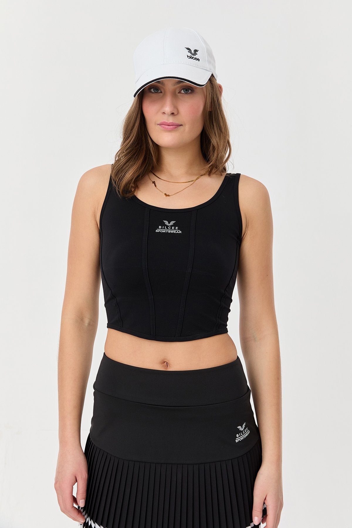Women's Crop Athlet Wıth Strıngs On The Back