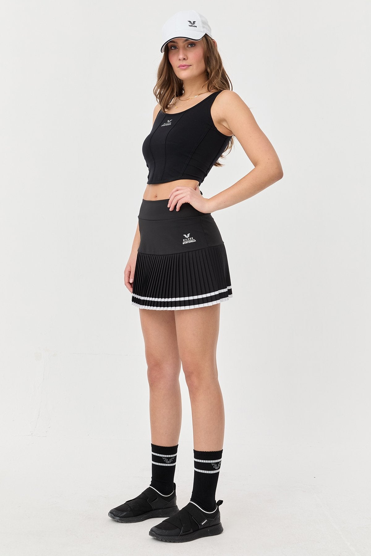 Women's Crop Athlet Wıth Strıngs On The Back