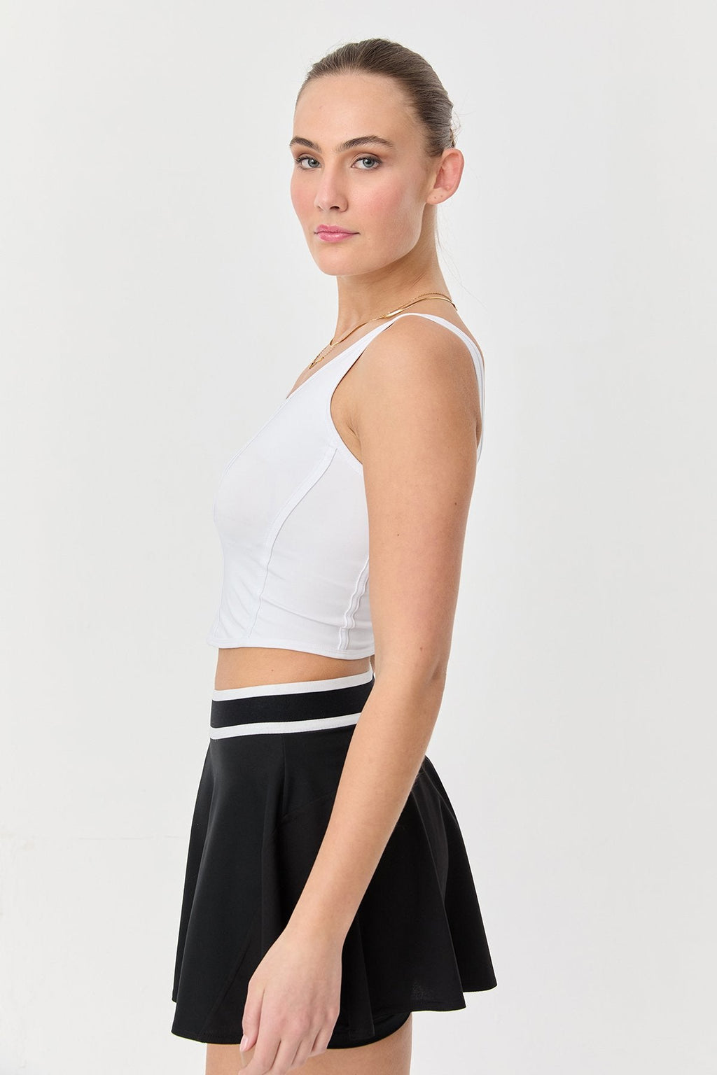 Women's Crop Athlet Wıth Strıngs On The Back