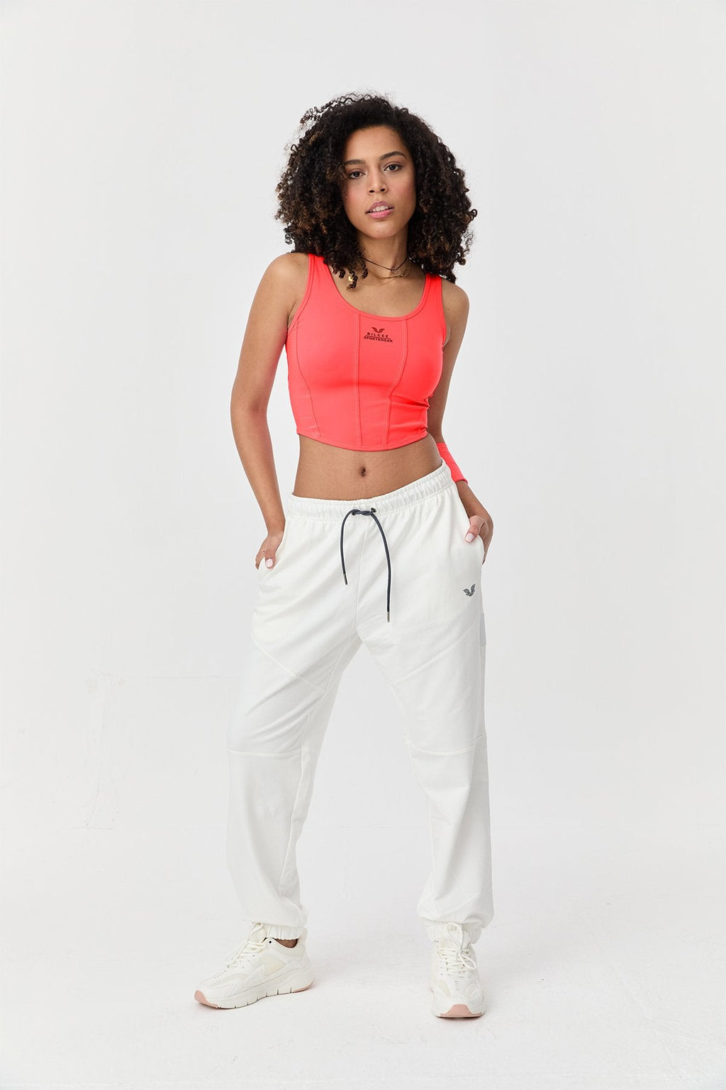 Women's Crop Athlet Wıth Strıngs On The Back
