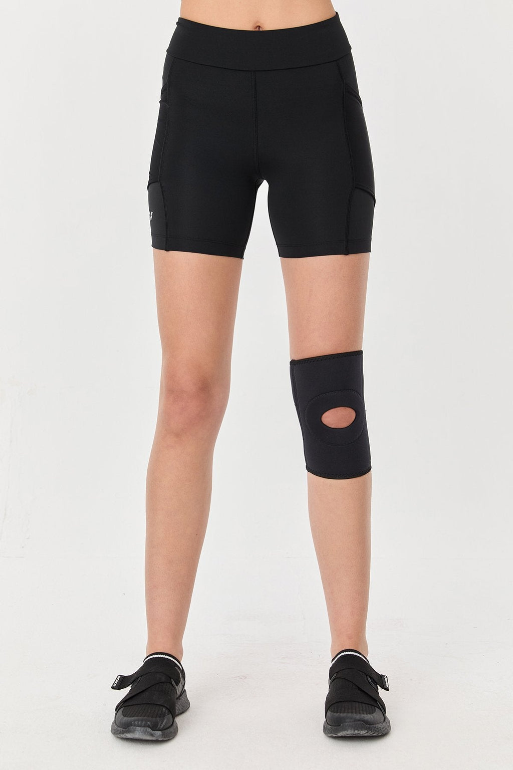 Women's Front Zipper Swimming Tennis Tights Dress