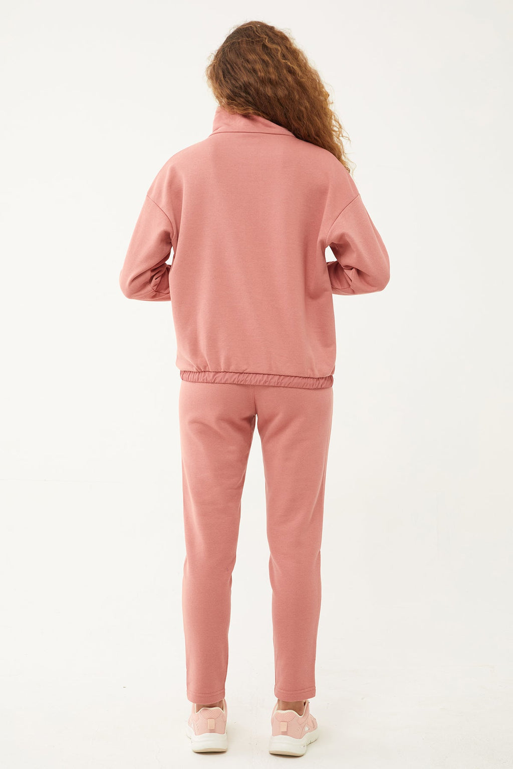 Women's Half Zipper Hoodie Tracksuit