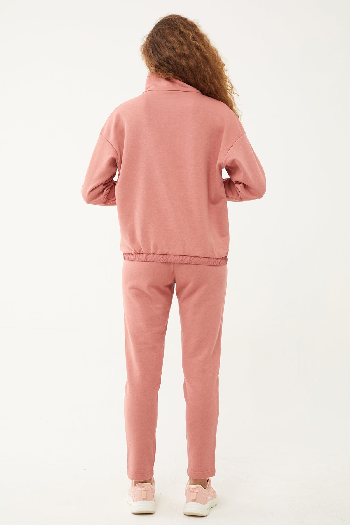 Women's Half Zipper Hoodie Tracksuit