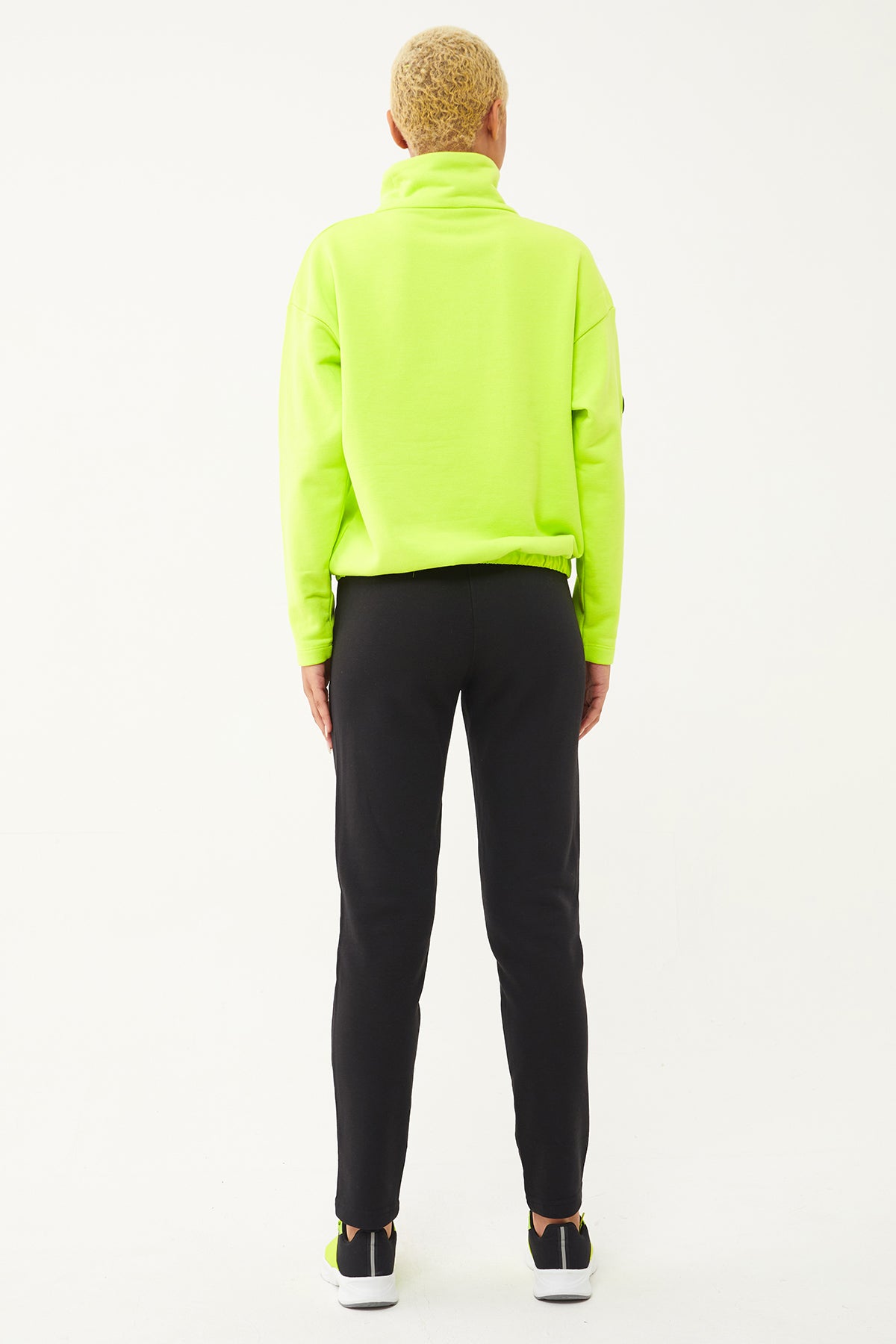 Women's Half Zipper Hoodie Tracksuit