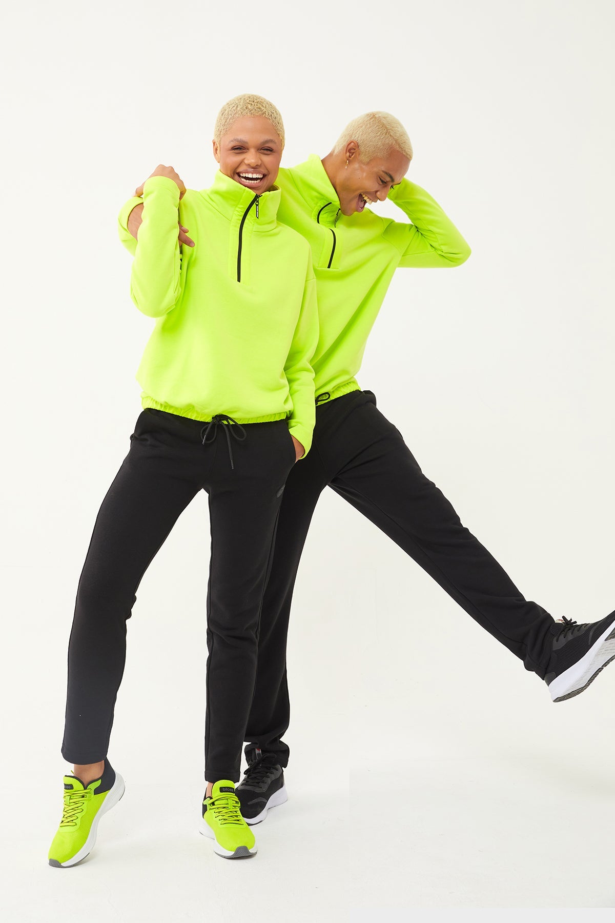 Women's Half Zipper Hoodie Tracksuit