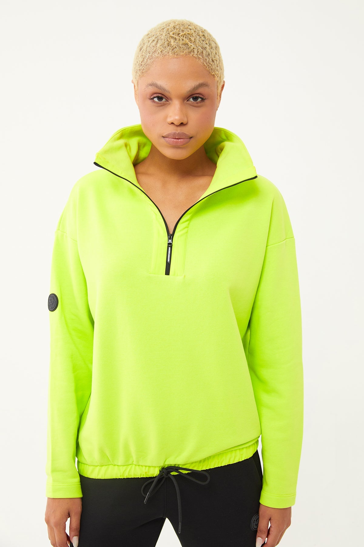 Women's Half Zipper Hoodie Tracksuit