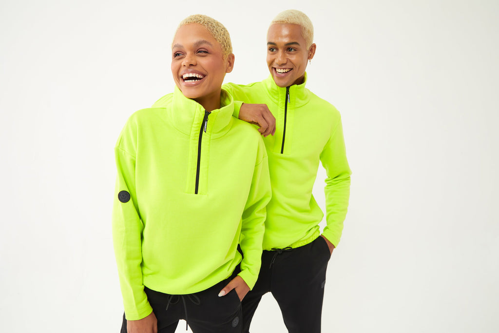 Women's Half Zipper Hoodie Tracksuit