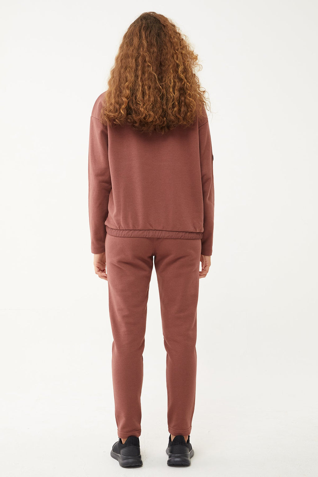 Women's Half Zipper Hoodie Tracksuit