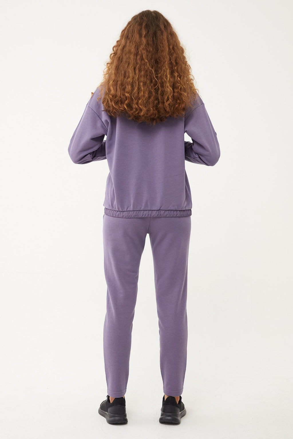 Women's Half Zipper Hoodie Tracksuit