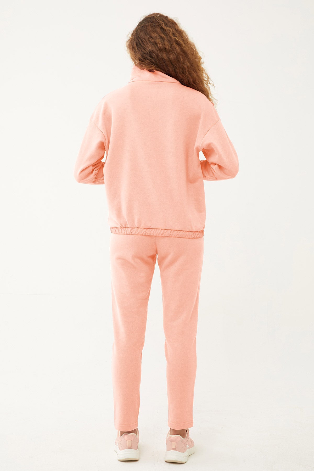 Women's Half Zipper Hoodie Tracksuit