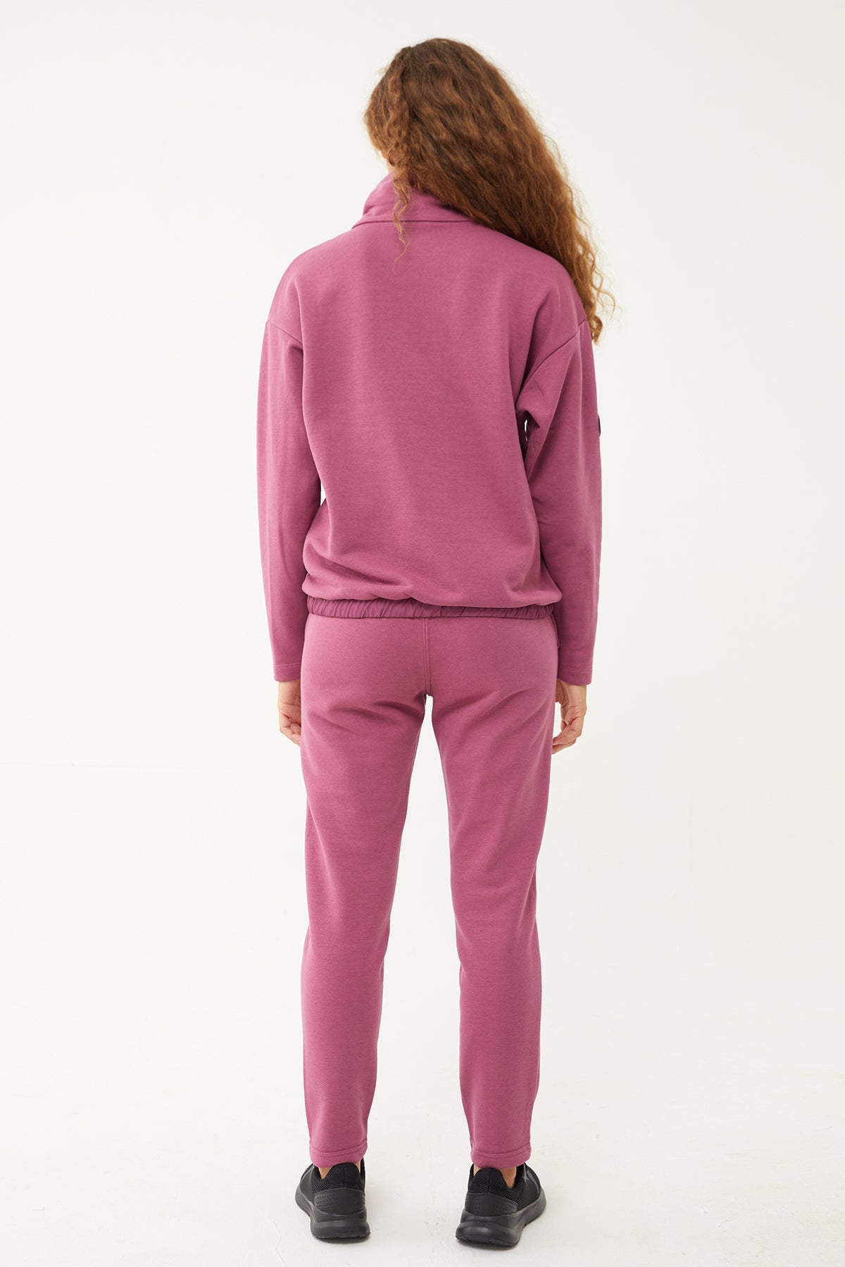 Women's Half Zipper Hoodie Tracksuit
