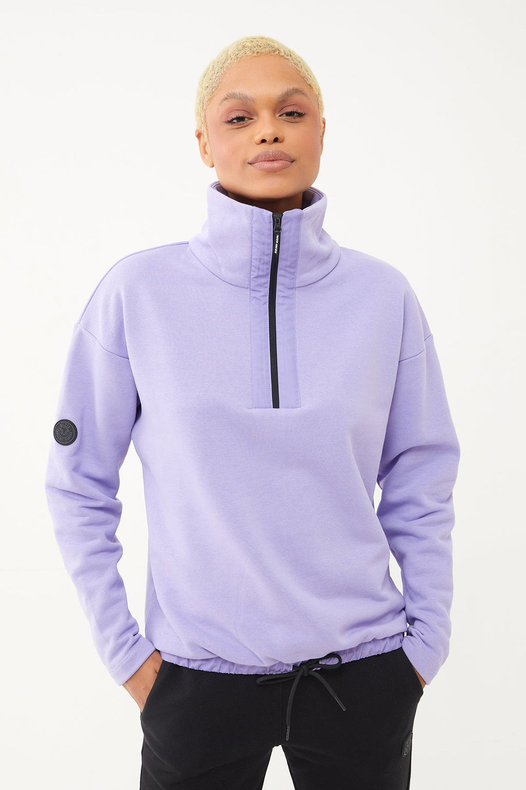 Women's Half Zipper Hoodie Tracksuit