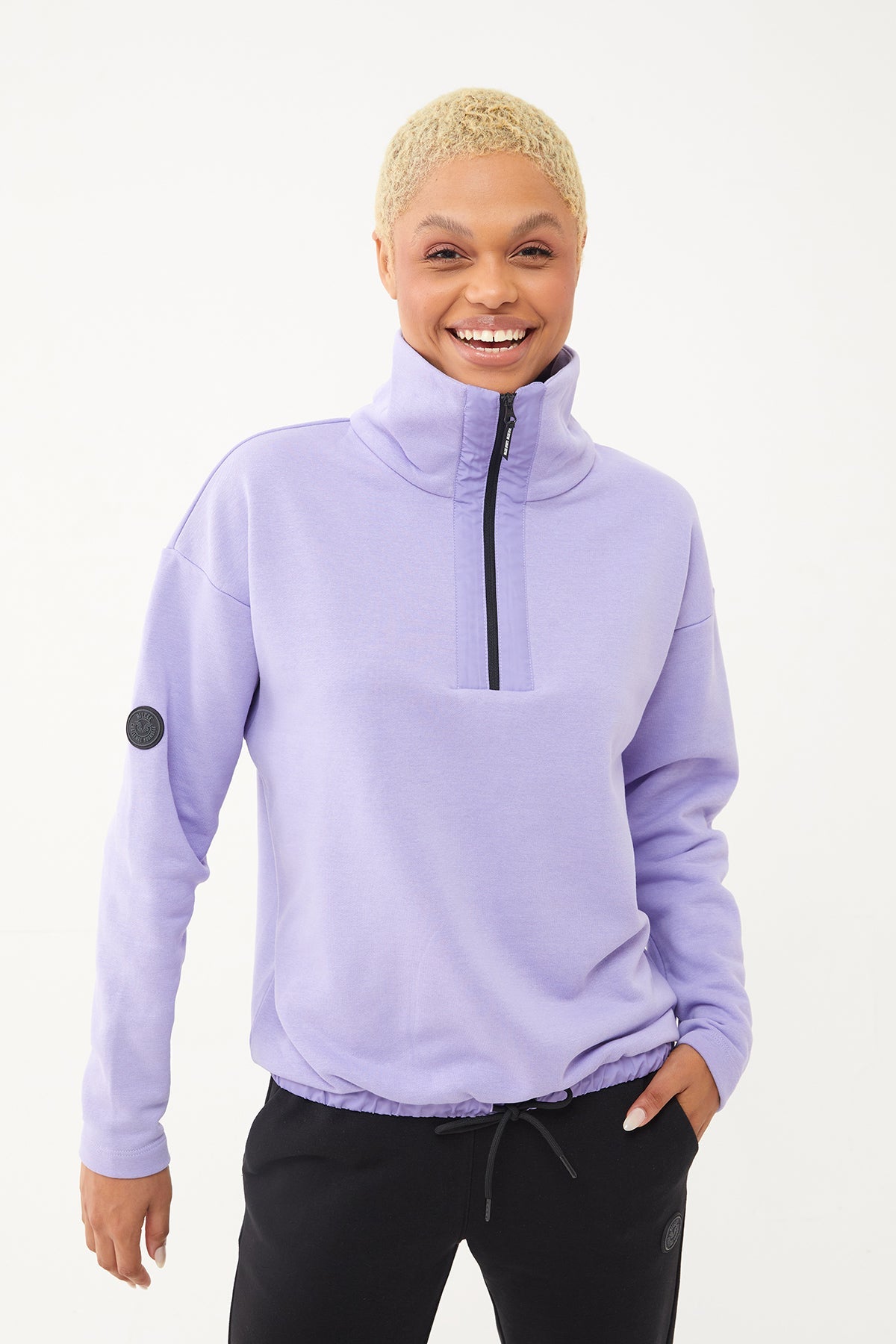 Women's Half Zipper Hoodie Tracksuit