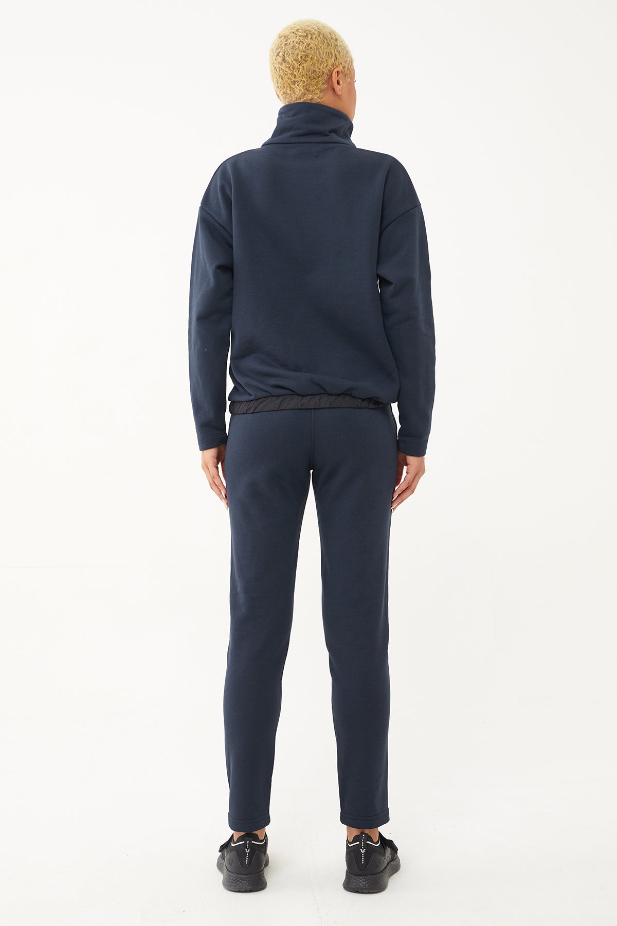 Women's Half Zipper Hoodie Tracksuit