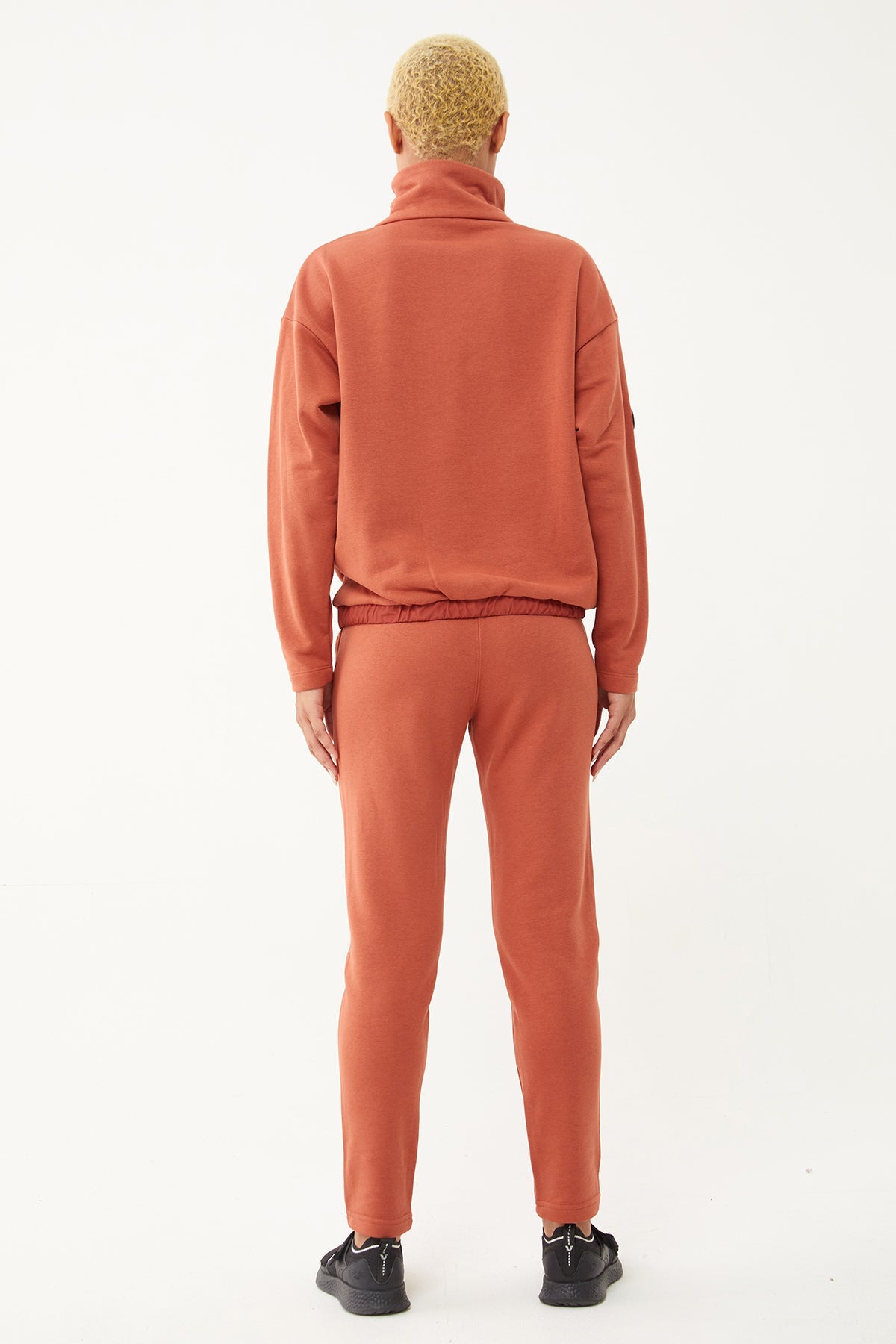 Women's Half Zipper Hoodie Tracksuit