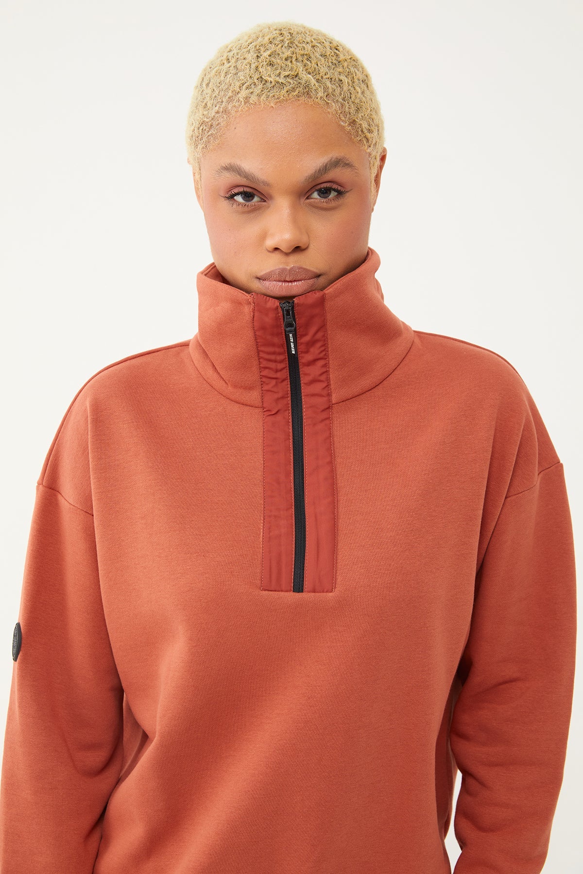Women's Half Zipper Hoodie Tracksuit