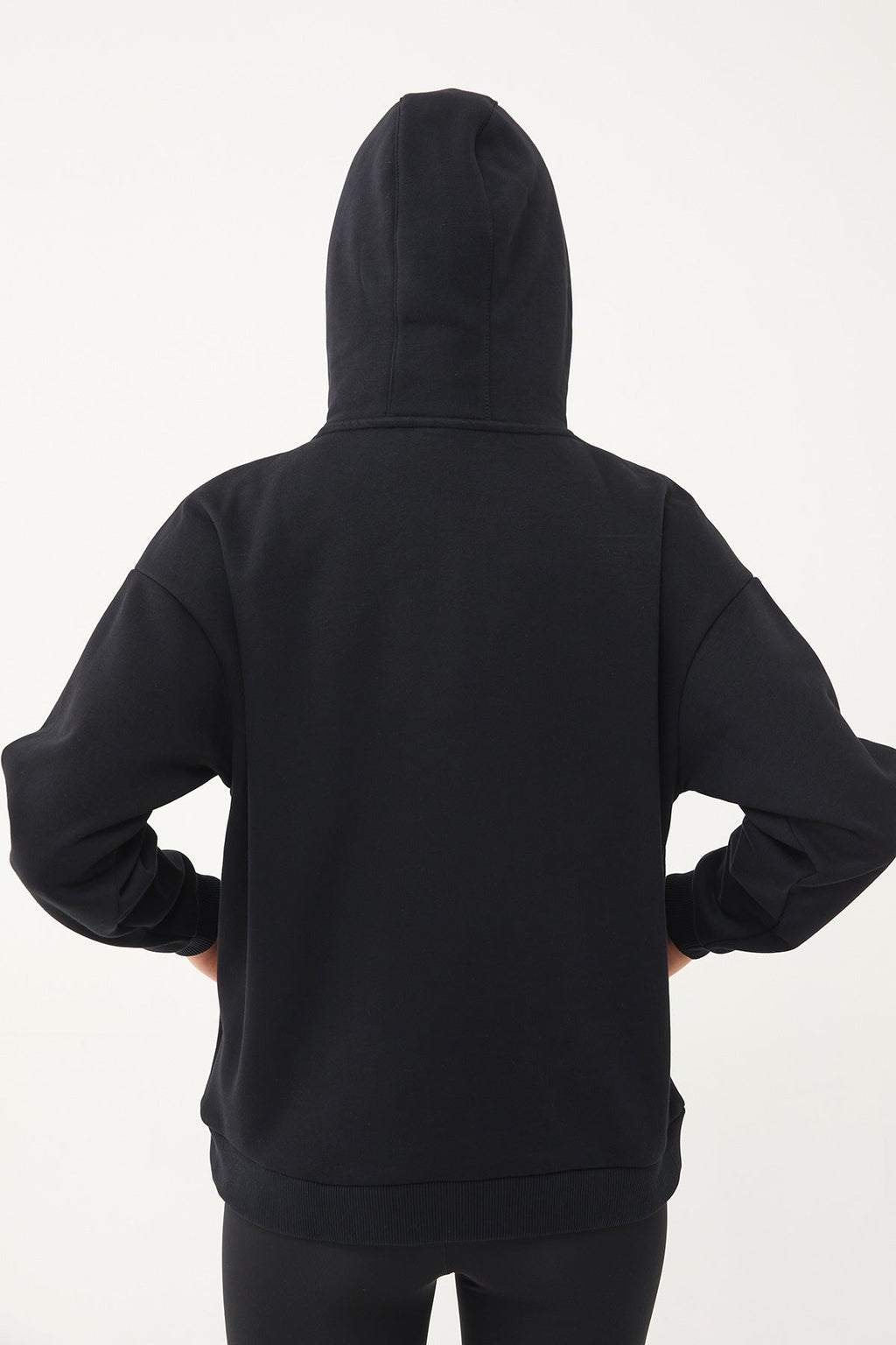 Women's Hooded Glitter Printed Hoodie