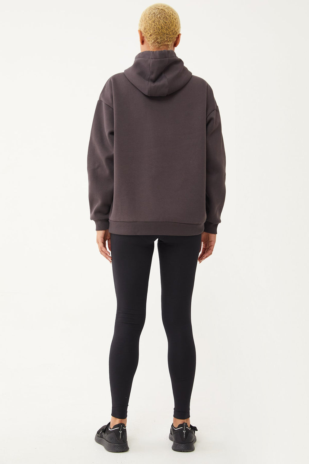 Women's Hooded Glitter Printed Hoodie