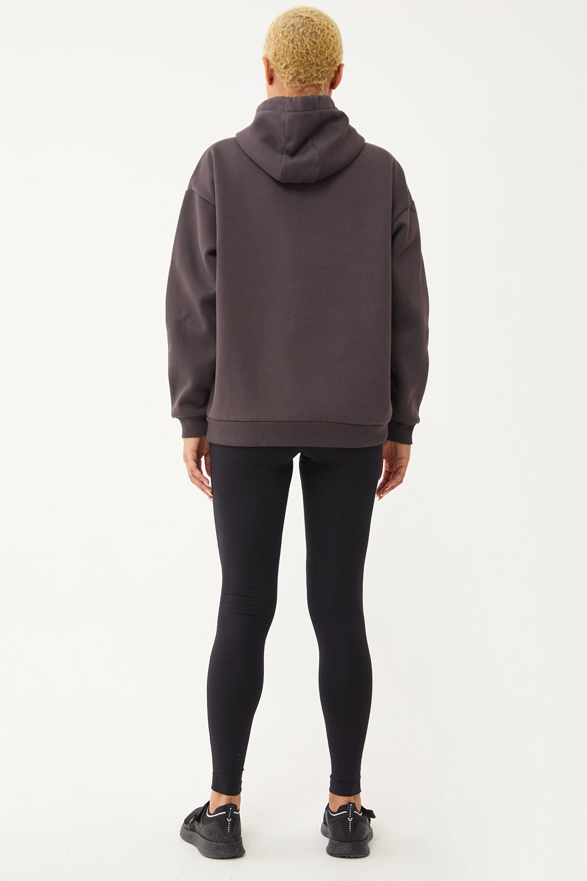 Women's Hooded Glitter Printed Hoodie