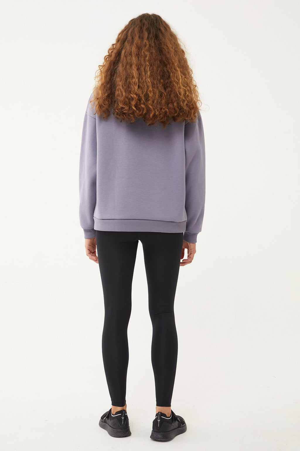 Women's Hooded Glitter Printed Hoodie