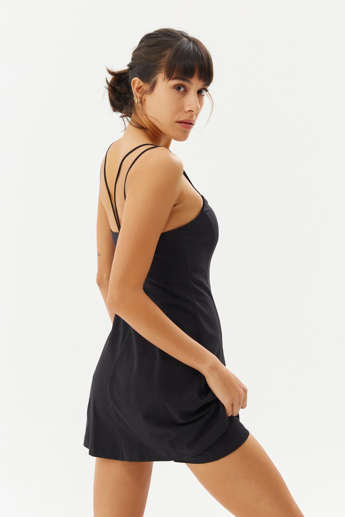Women's Rope Strap Corset Jumpsuit Tennis Dress