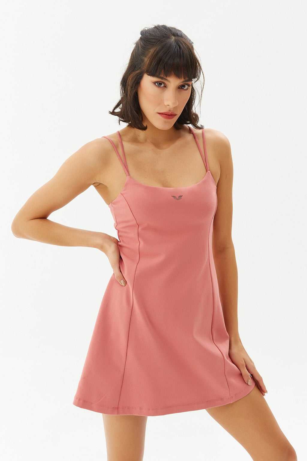 Women's Rope Strap Corset Jumpsuit Tennis Dress