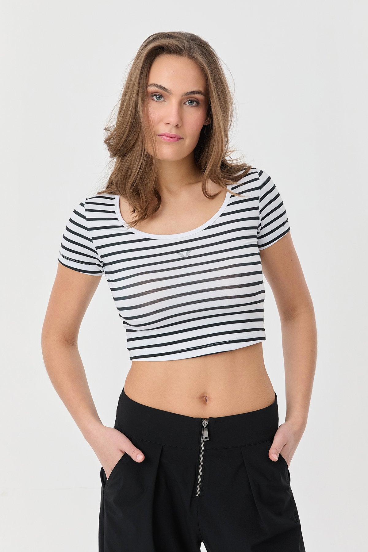 Women's Soft Textured Crop Body