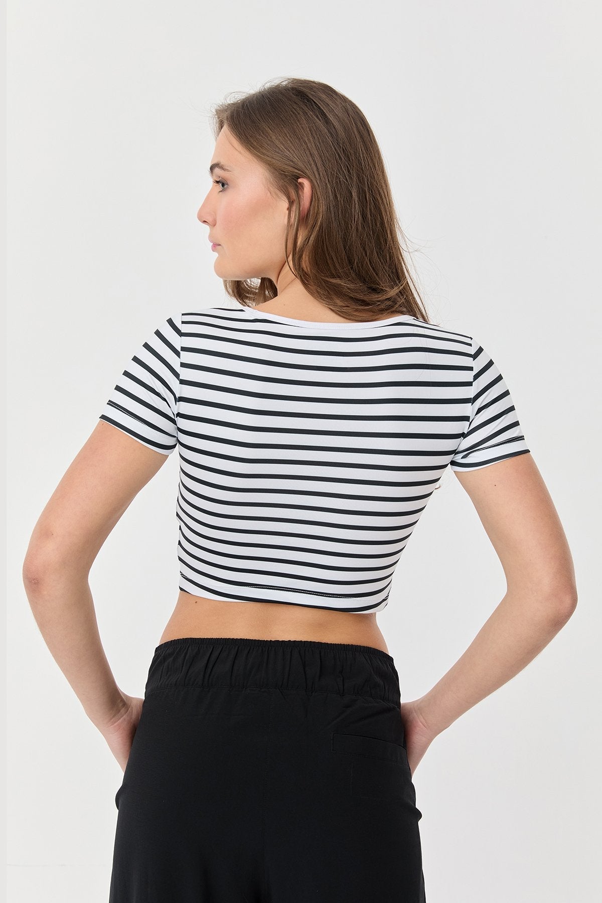 Women's Soft Textured Crop Body